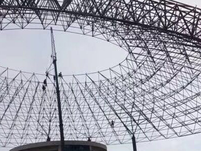 芜湖篮球馆球形网架厂家价格