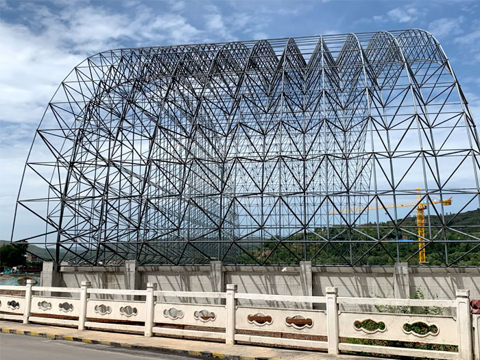 芜湖山寨矿储煤棚网架
